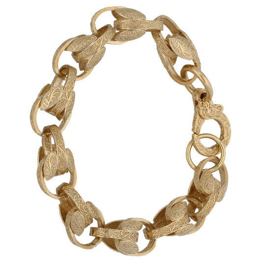 9ct Gold Tulip Bracelet