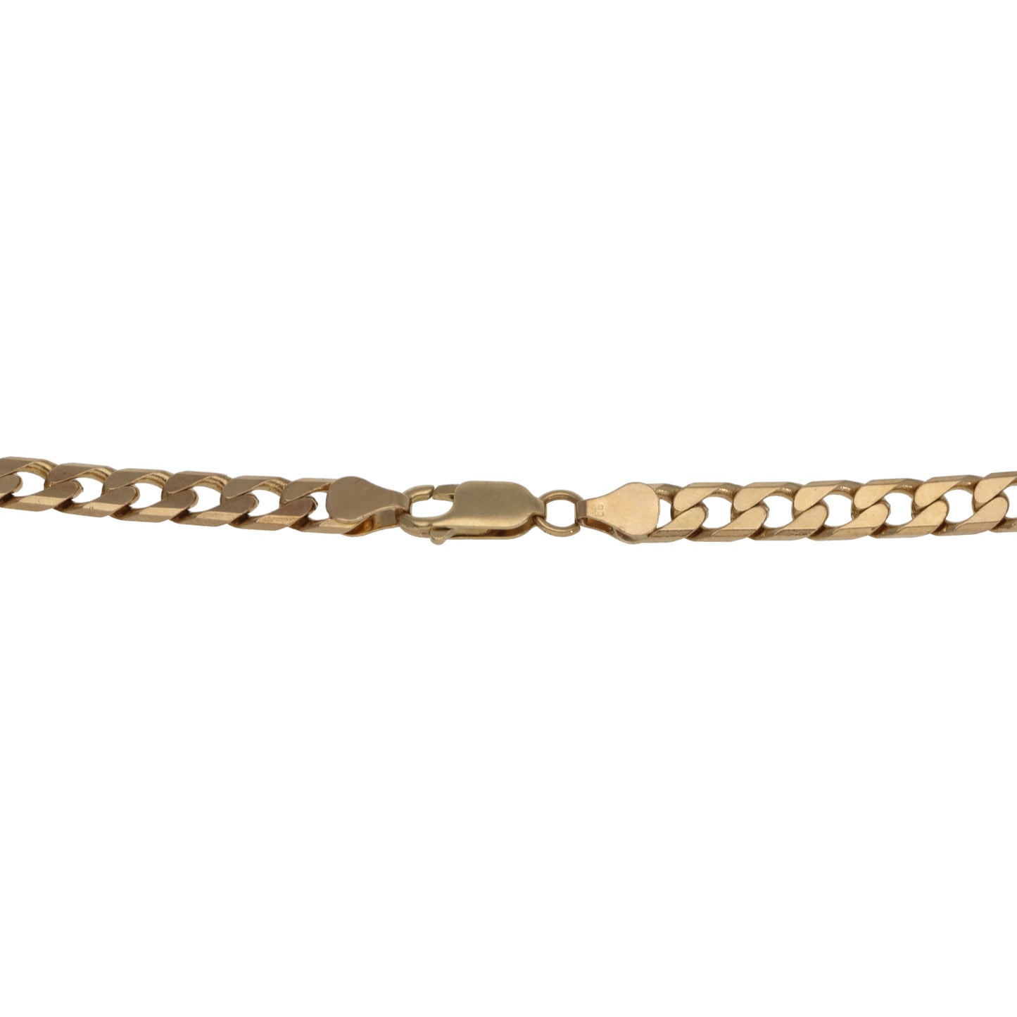 9ct Gold Curb Chain 18"