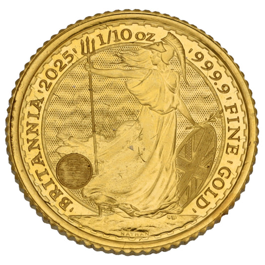 24ct Gold King Charles III 1/10 OZ Britannia 2025