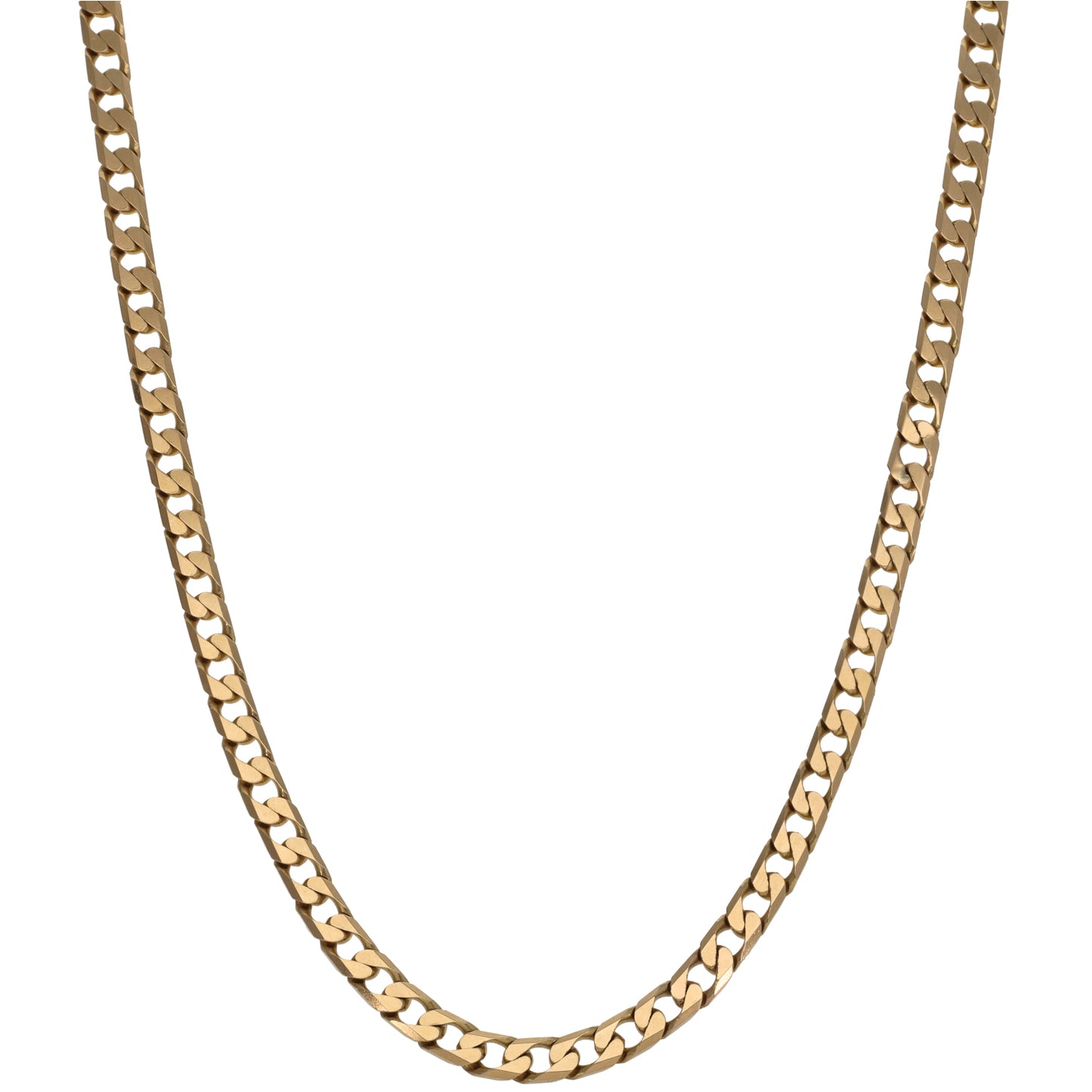 9ct Gold Curb Chain 20"