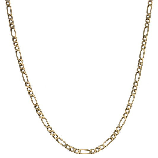 9ct Gold Figaro Chain 20"