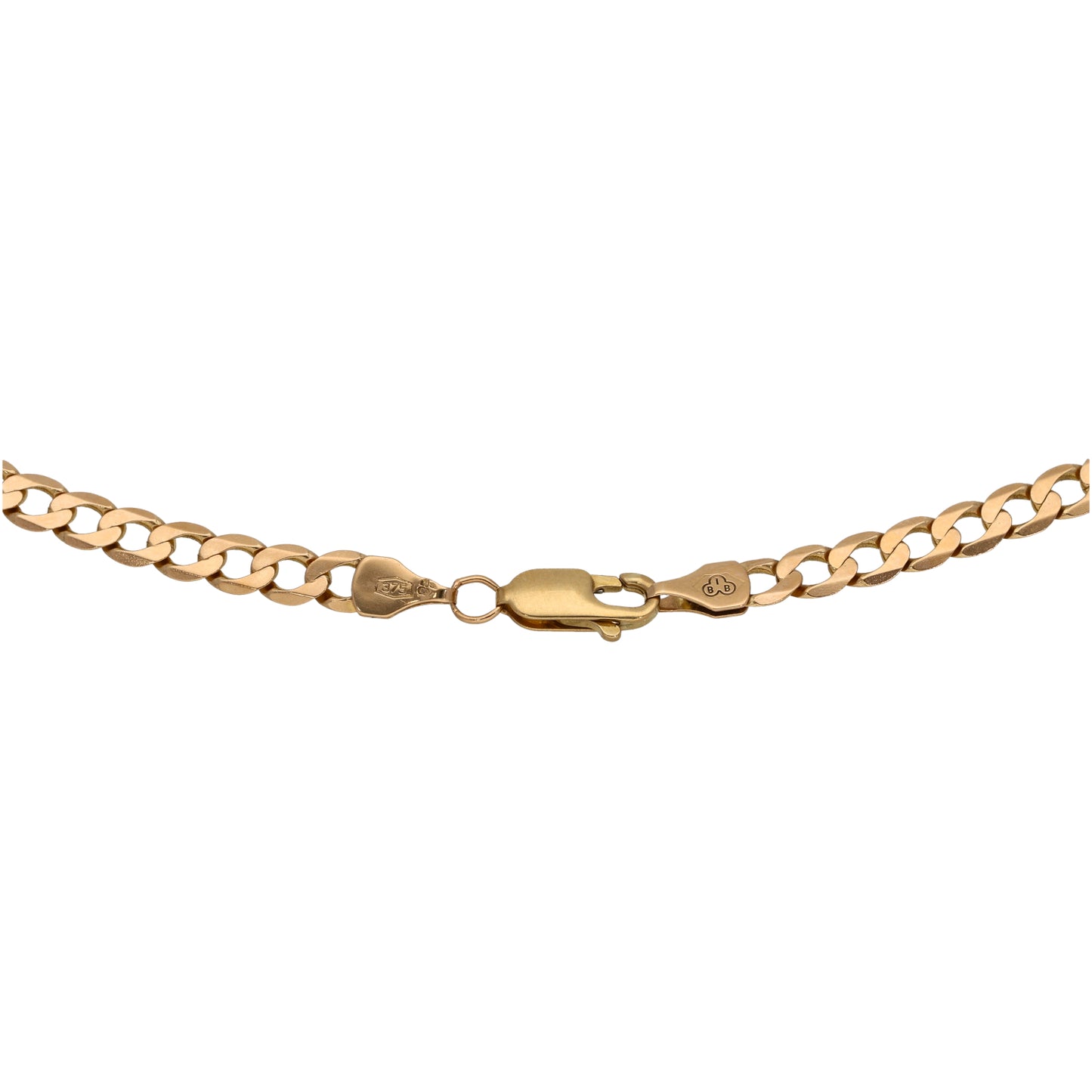 9ct Gold Curb Chain 20"