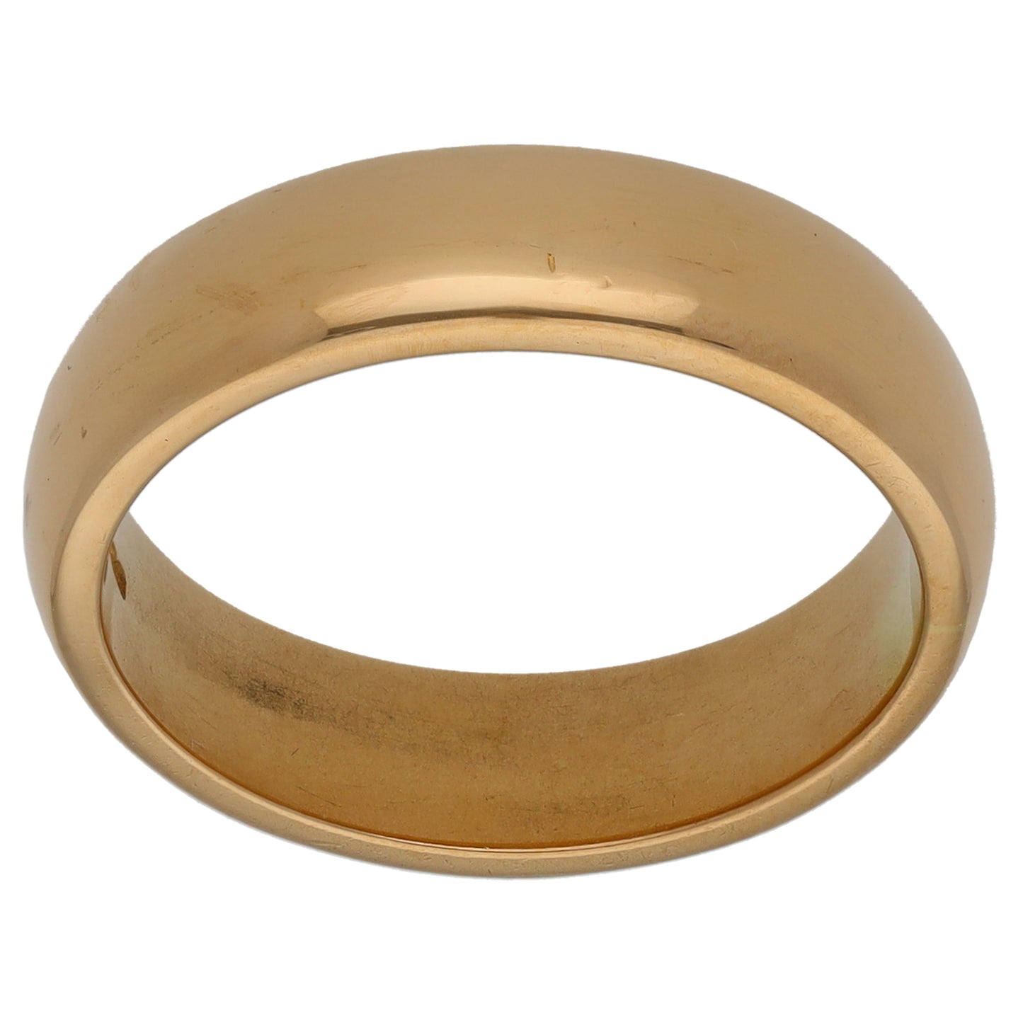 14ct Gold Plain Wedding Ring Size N