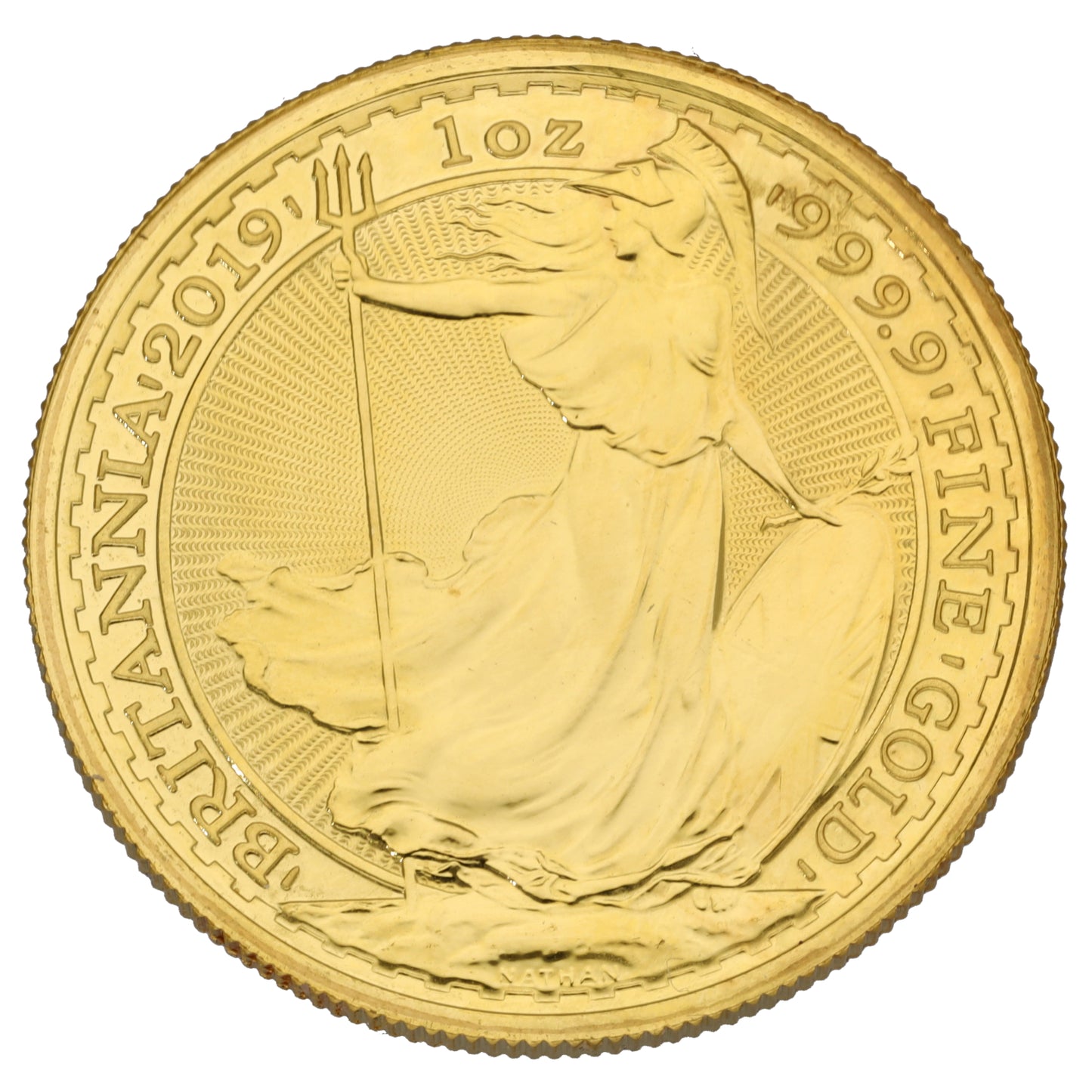 24ct Gold Queen Elizabeth II 1 OZ Britannia Coin 2019