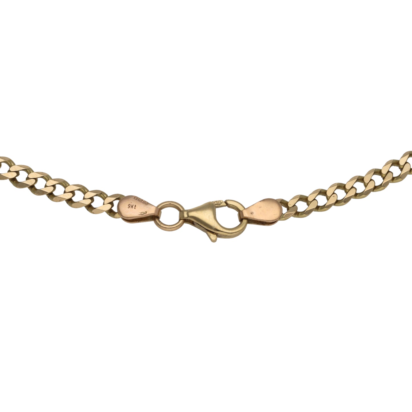 9ct Gold Curb Chain 20"