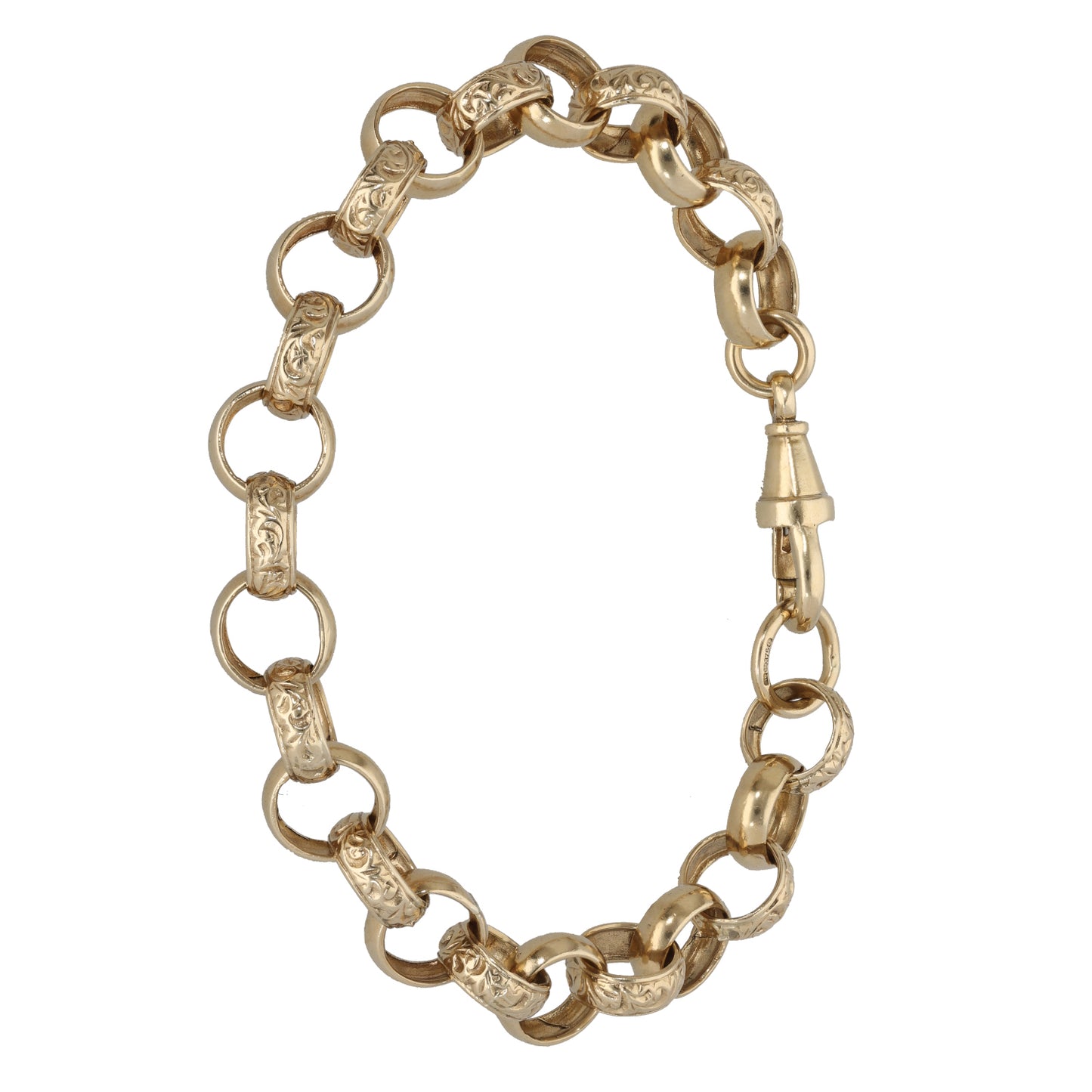 9ct Gold Belcher Bracelet