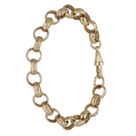 9ct Gold Belcher Bracelet