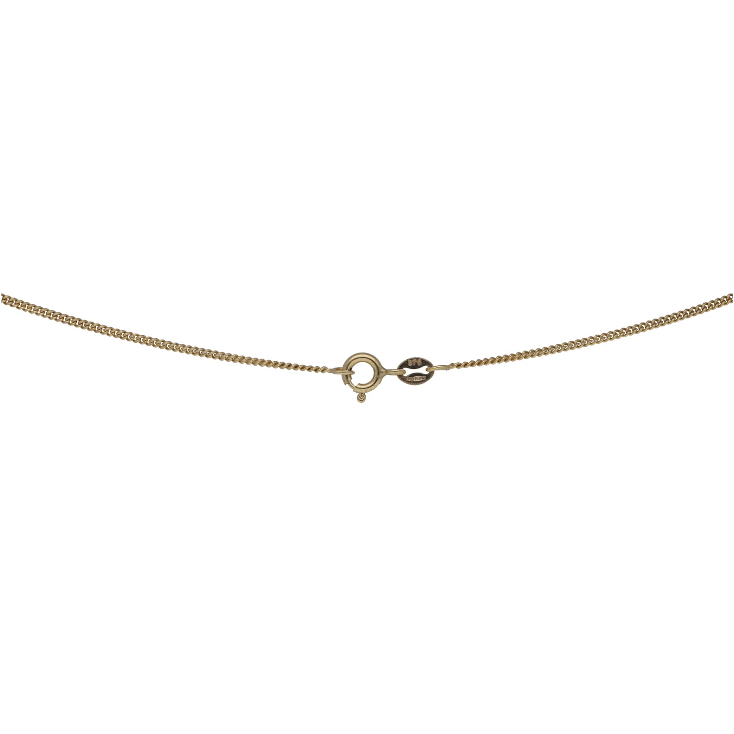 9ct Gold Curb Chain 20"