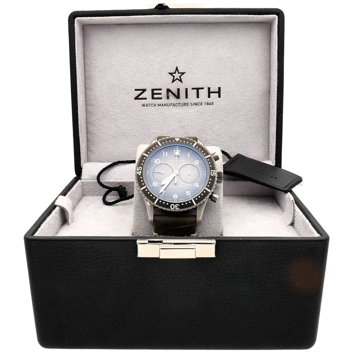 テグ Zenith Pilot Cronometro Tipo CP-2 Flyback 11.2240.405/21.C773