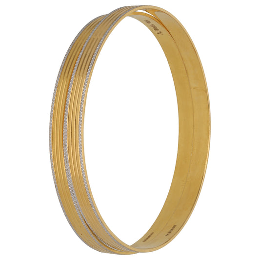 22ct Bicolour Gold Set of 2 Bangles