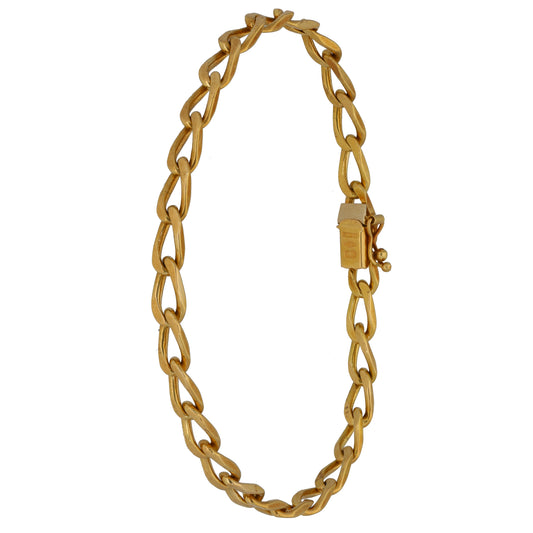 18ct Gold Curb Bracelet