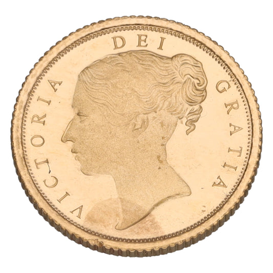 22ct Gold Queen Victoria 200th Anniversary Quarter Sovereign Coin 2019
