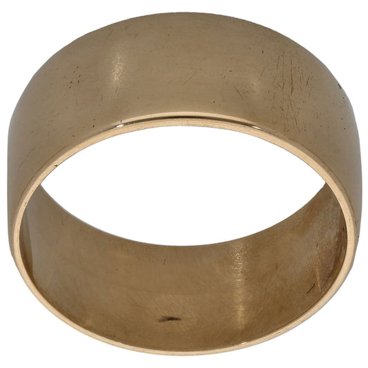 9ct Gold Plain Wedding Ring Size P