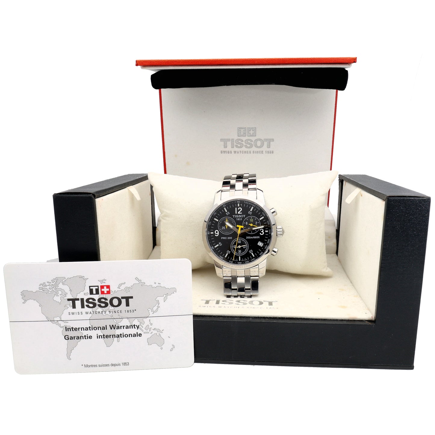 Tissot PRC200 T461 39mm Stainless Steel Watch