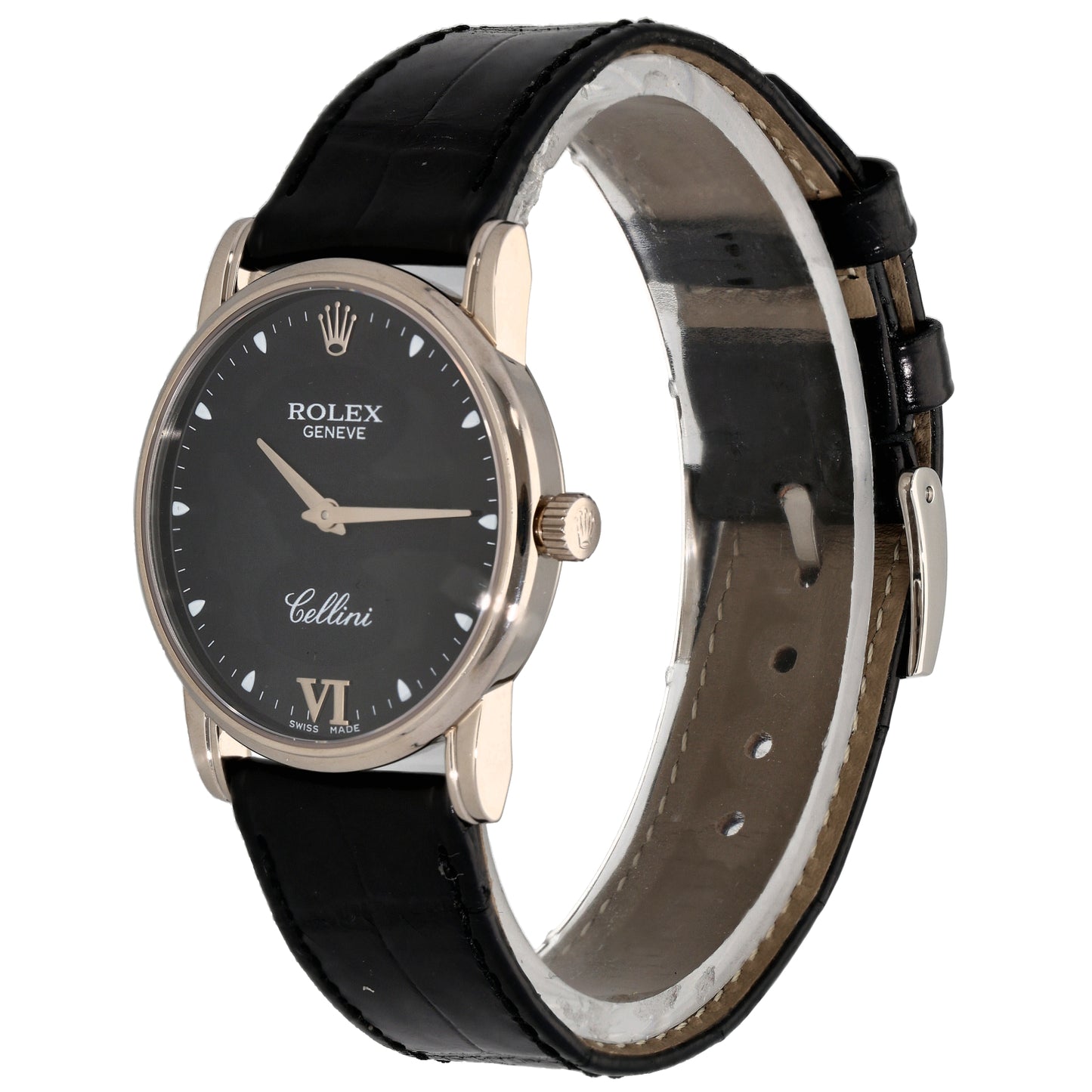 Rolex Cellini 5116 32mm White Gold Watch