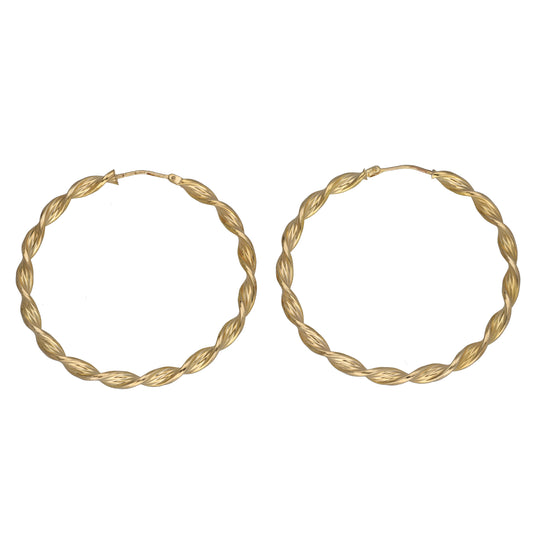 9ct Gold Hoop Earrings