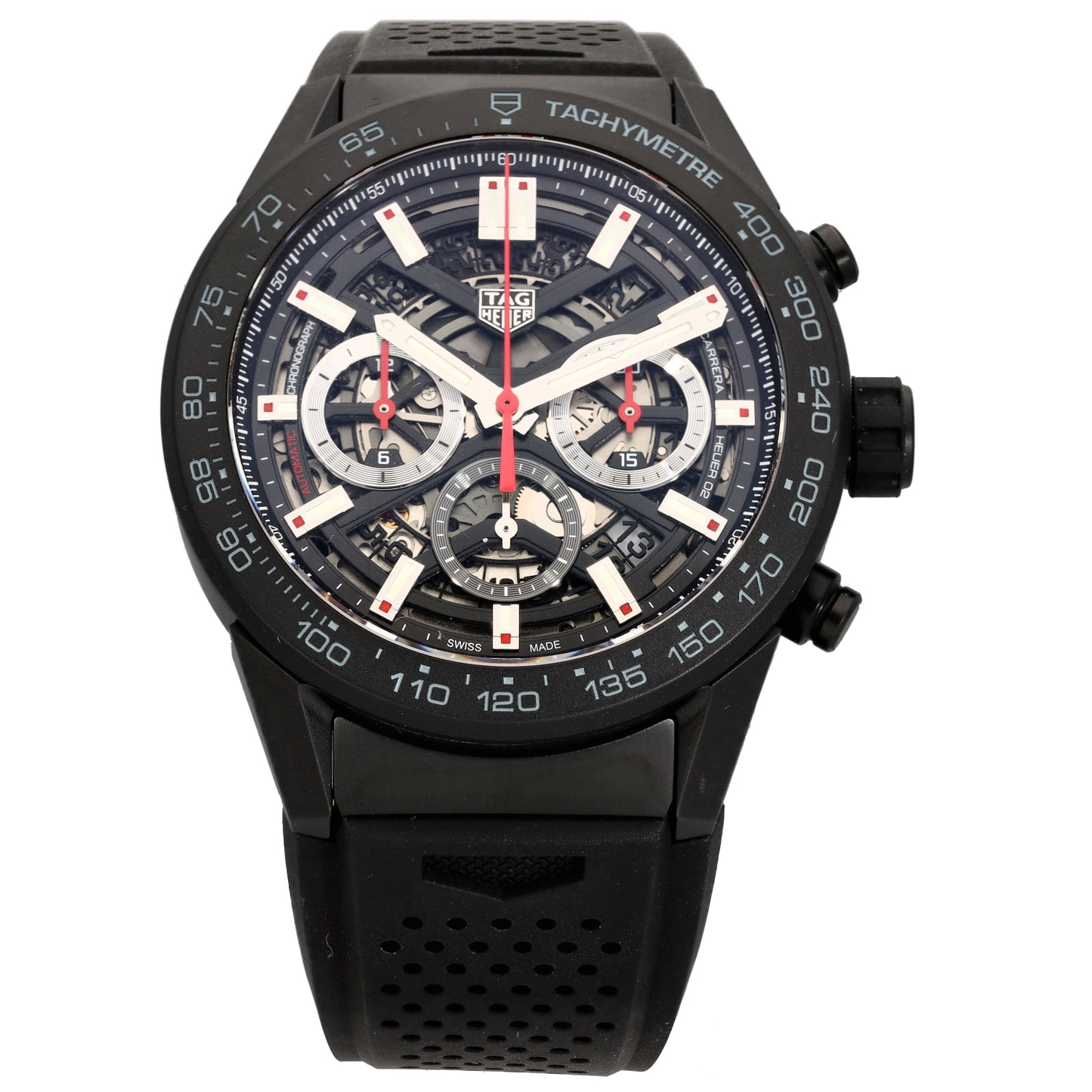 Tag Heuer Carrera CBG2A90 45mm Ceramic Watch