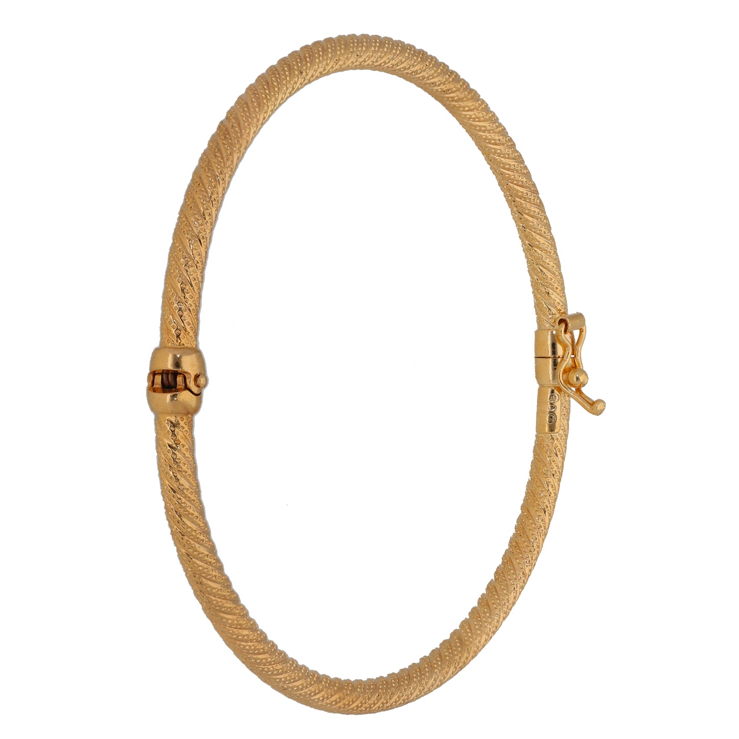 9ct Gold Hinged/Clasp Bangle