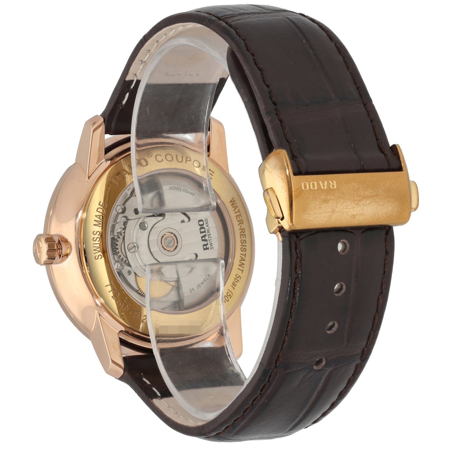 Rado Coupole 772.3879.2 41mm Gold Plated Watch