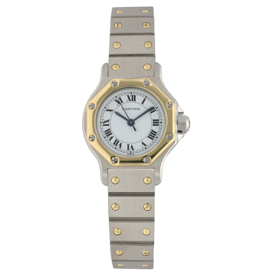 Cartier Santos  23mm Bi-Colour Watch