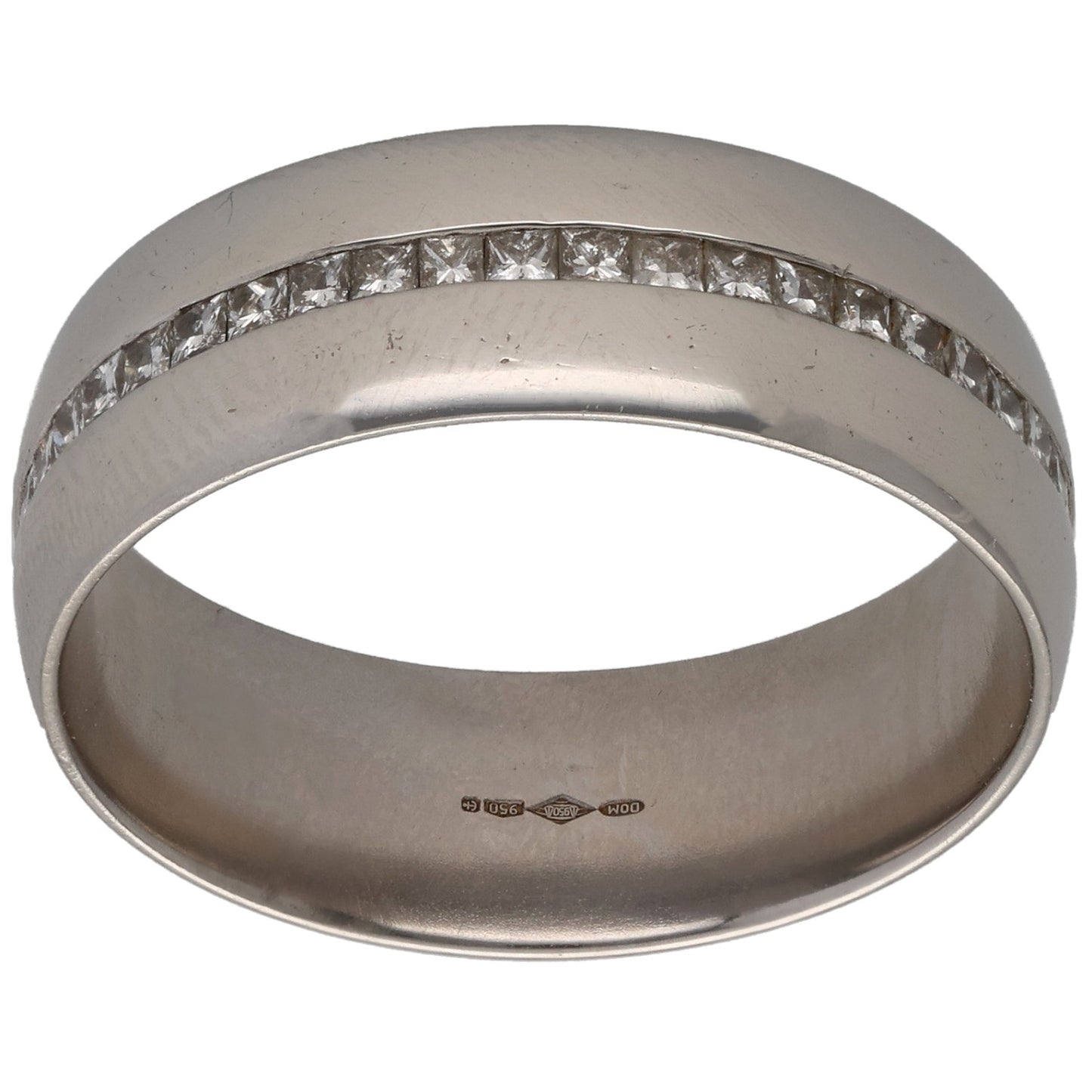 Platinum 1.41ct Diamond Eternity Ring Size X