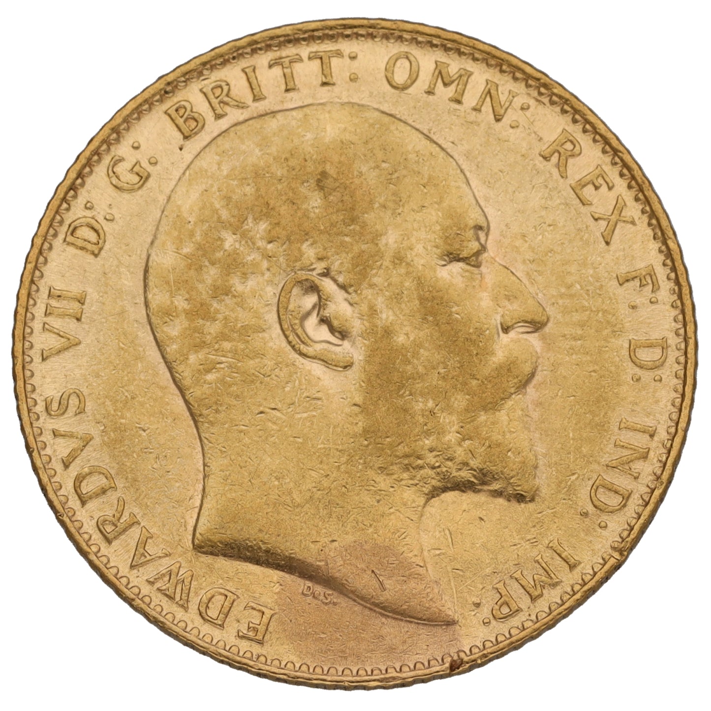22ct Gold King Edward VII Full Sovereign Coin 1906