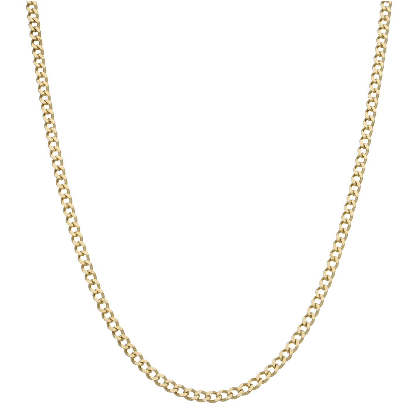 9ct Gold Curb Chain 28"