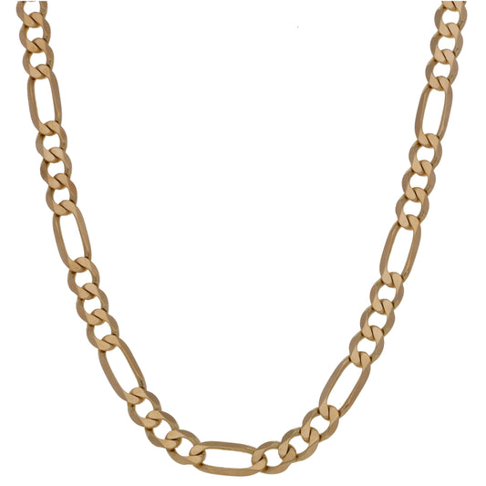 9ct Gold Figaro Chain 20"