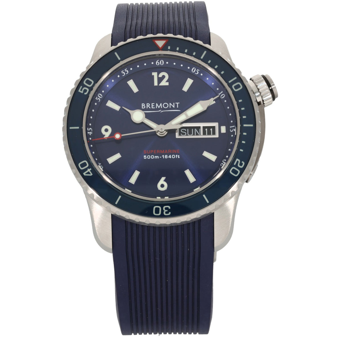SERIAL Bremont Supermarine Bamford S500-BL-2018-R-S 43mm Stainless Steel Watch