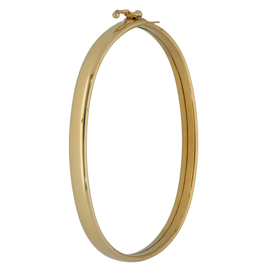 9ct Gold Hinged/Clasp Bangle