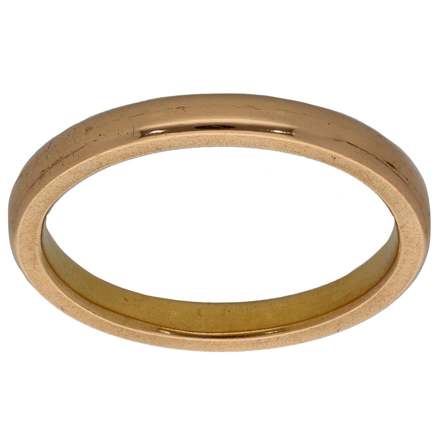 22ct Gold Plain Wedding Ring Size L