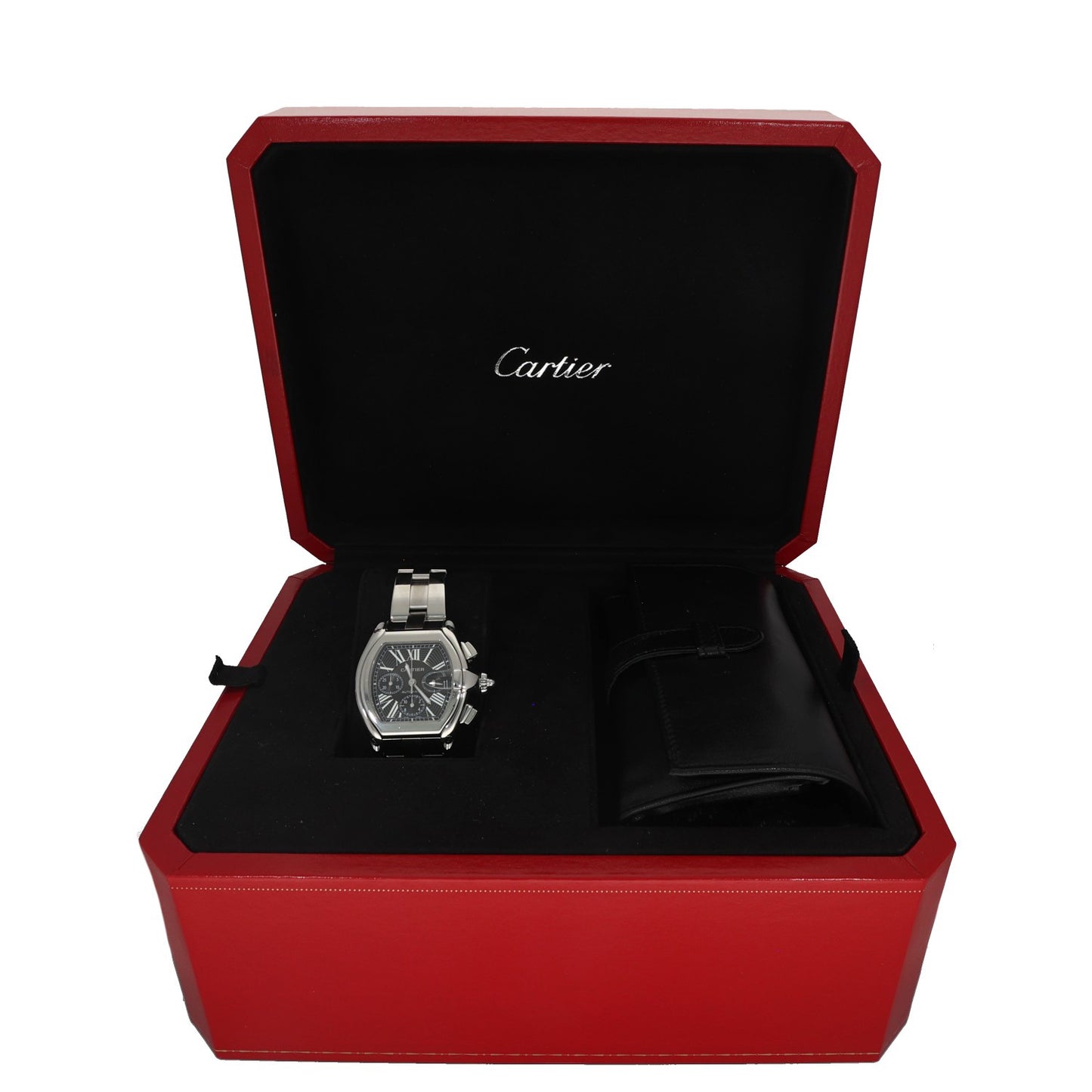 Cartier Roadster W62020X6 43mm Stainless Steel Watch