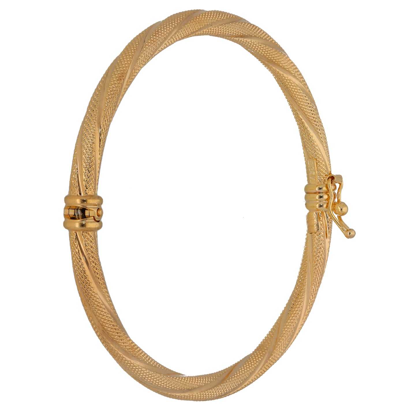 9ct Gold Hinged/Clasp Bangle