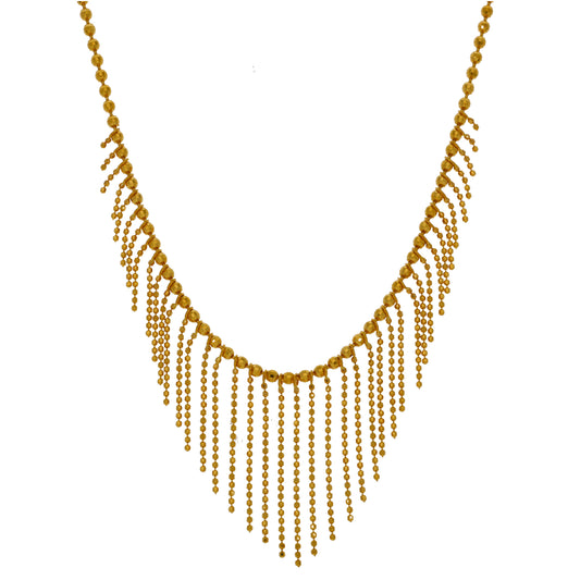 22ct Gold Fancy Necklace 18"