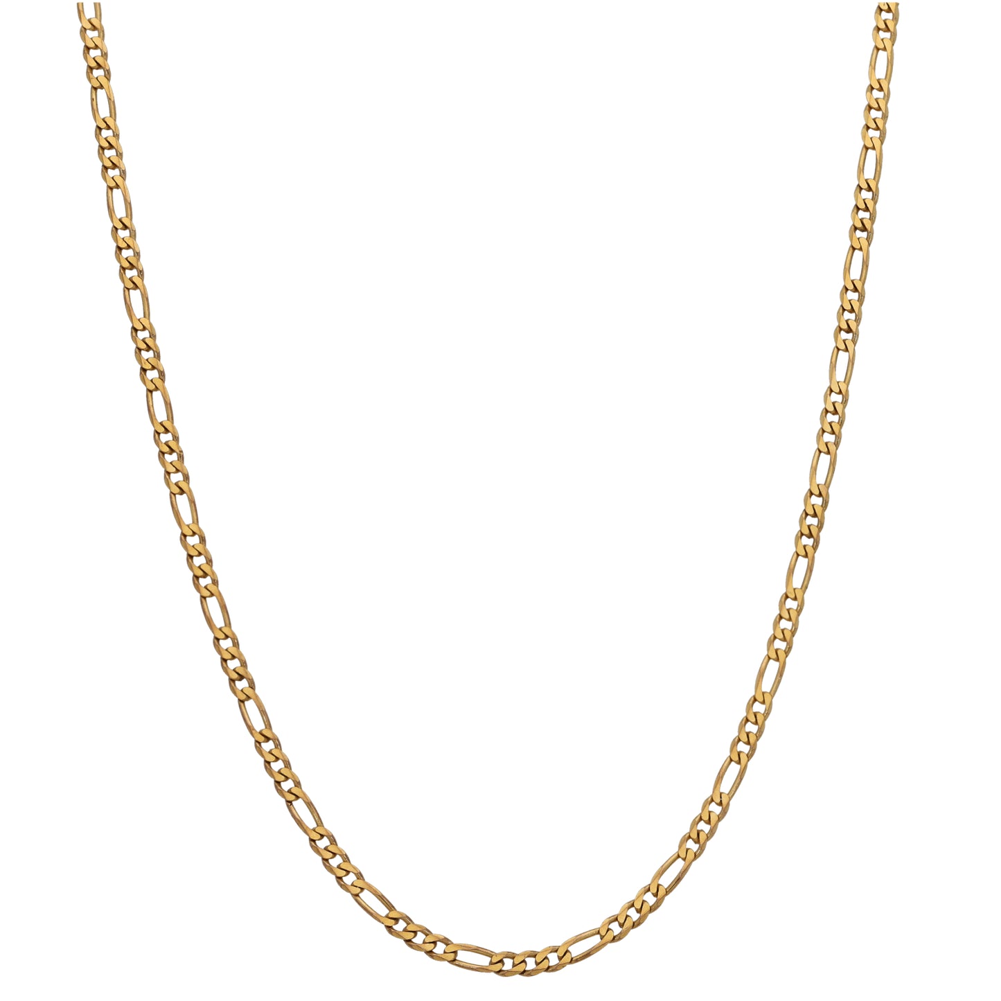 9ct Gold Figaro Chain 18"