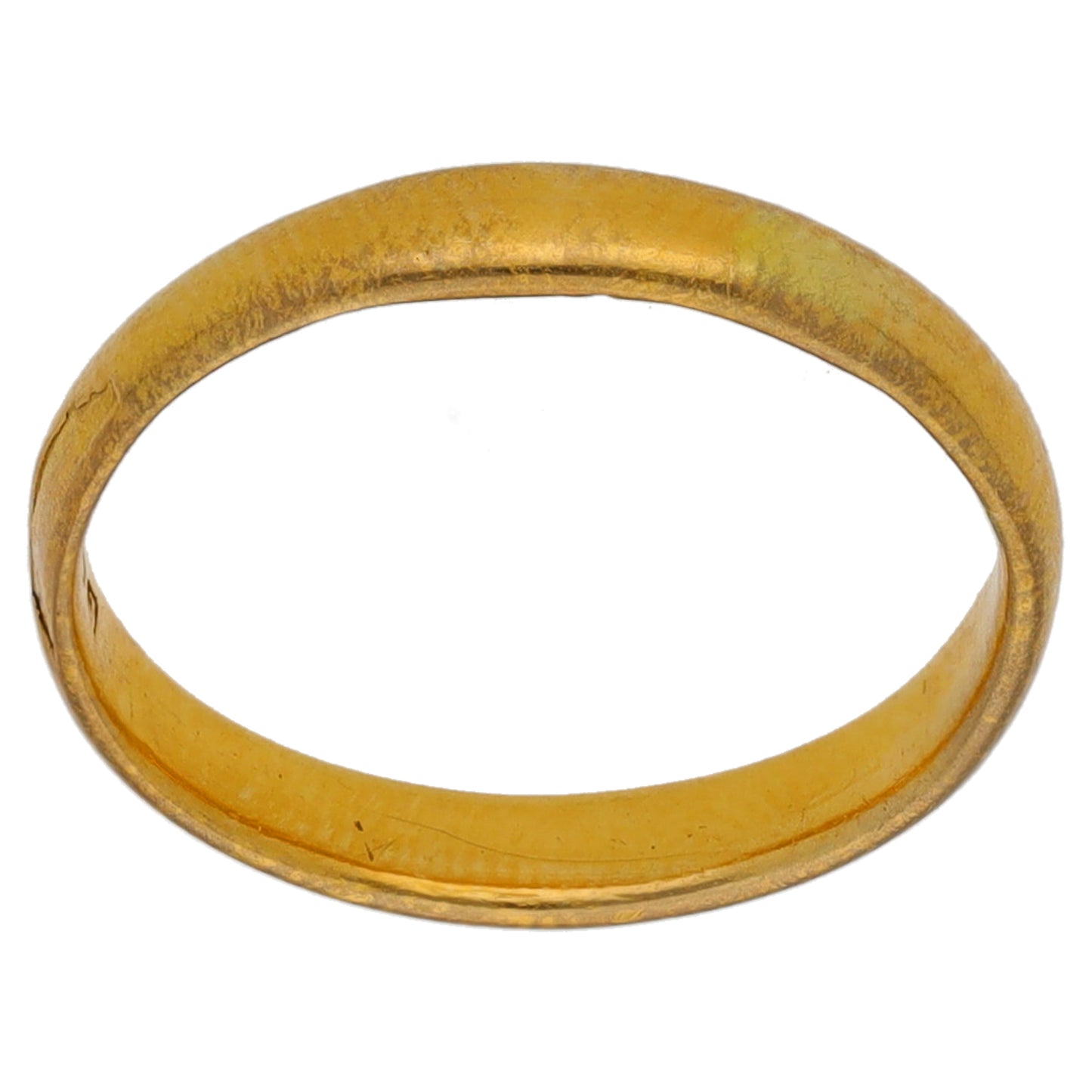 22ct Gold Plain Wedding Ring Size L