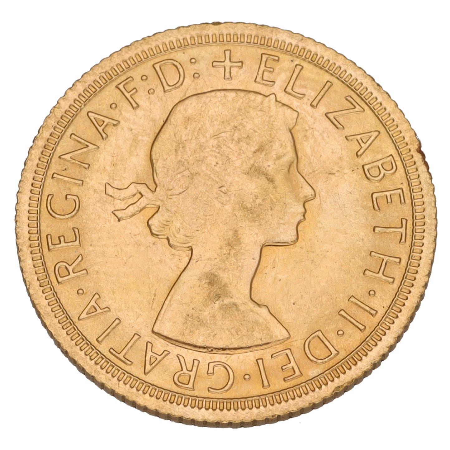 22ct Gold Queen Elizabeth II Full Sovereign Coin 1967