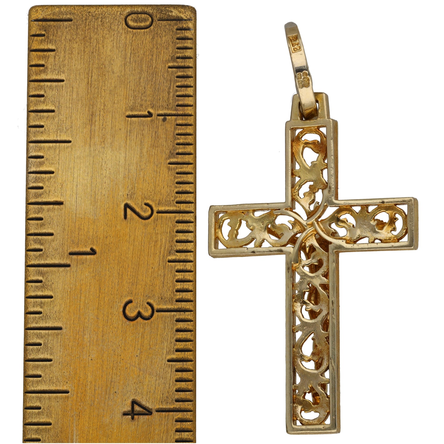 9ct Gold Crucifix Pendant
