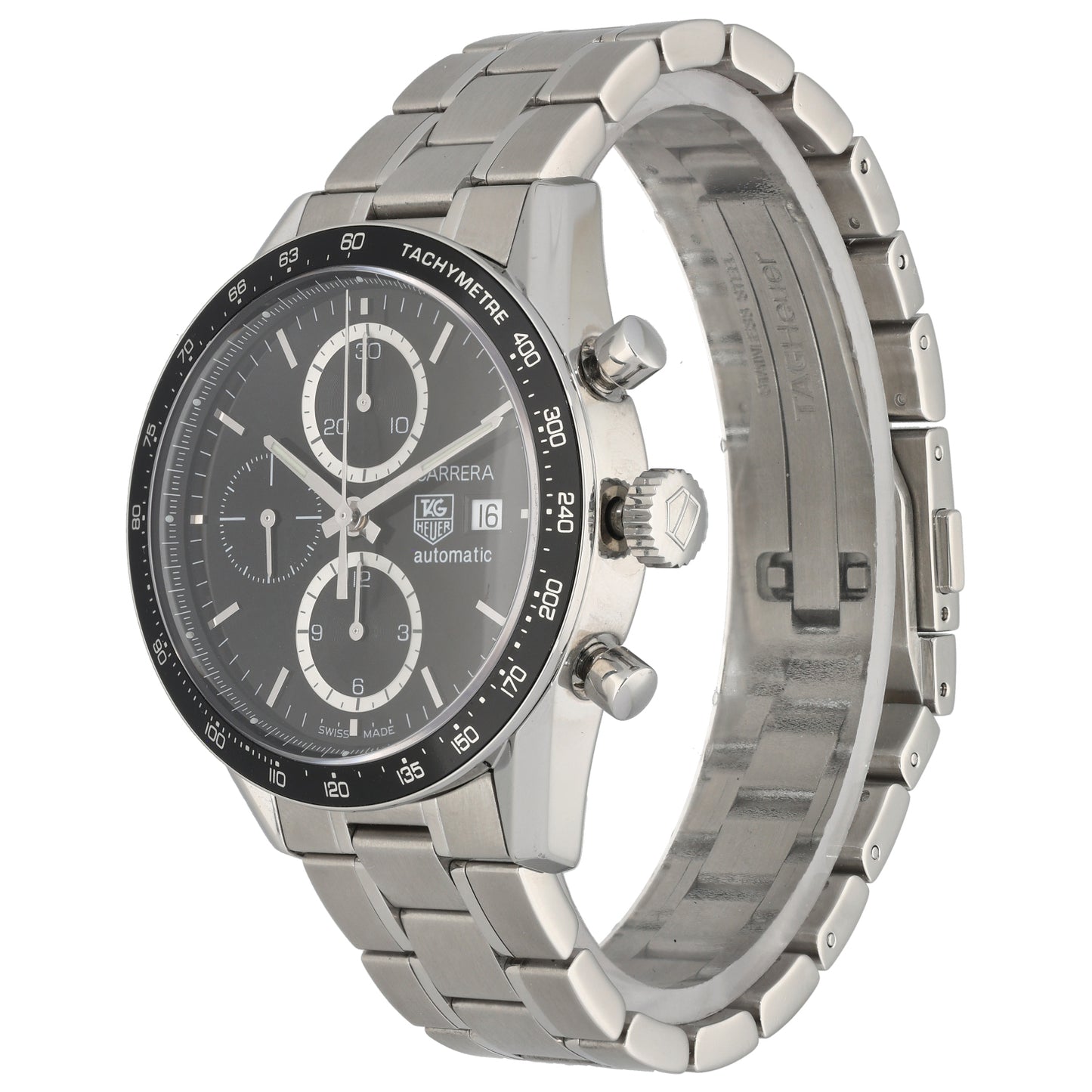 Tag Heuer Carrera CV2010-3 41mm Stainless Steel Watch