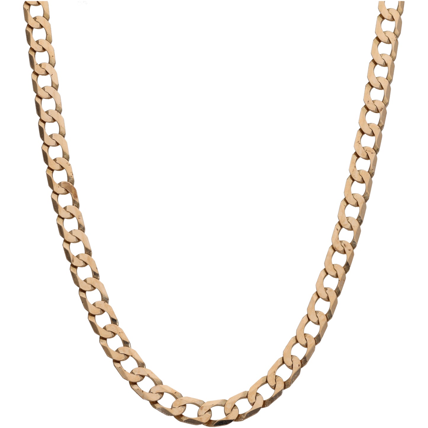 9ct Gold Curb Chain 20"