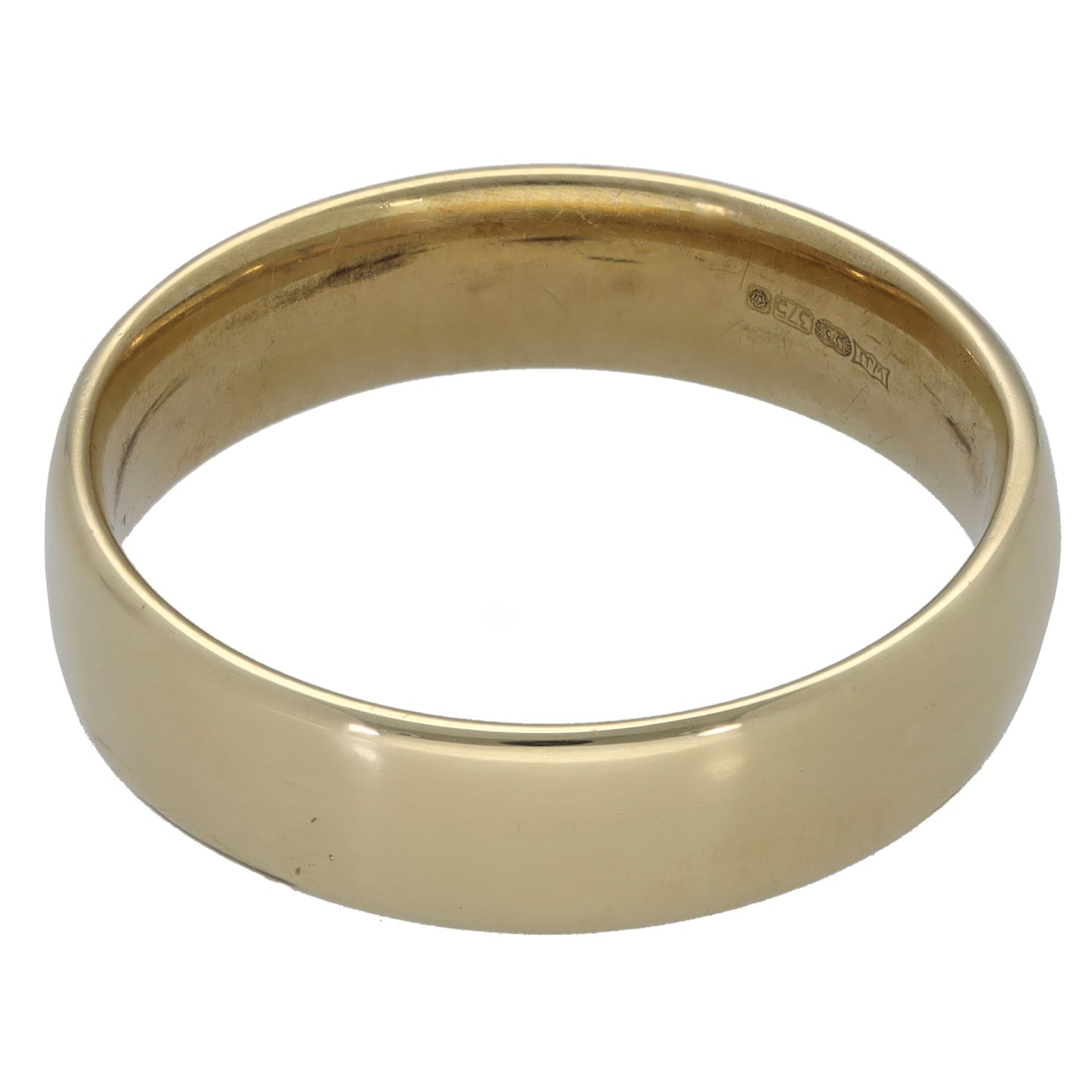 9ct Gold Plain Wedding Ring Size V