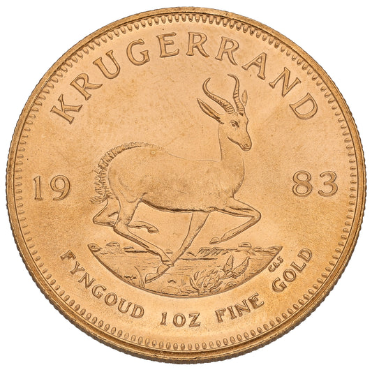 22ct Gold 1 OZ Krugerrand Coin 1983
