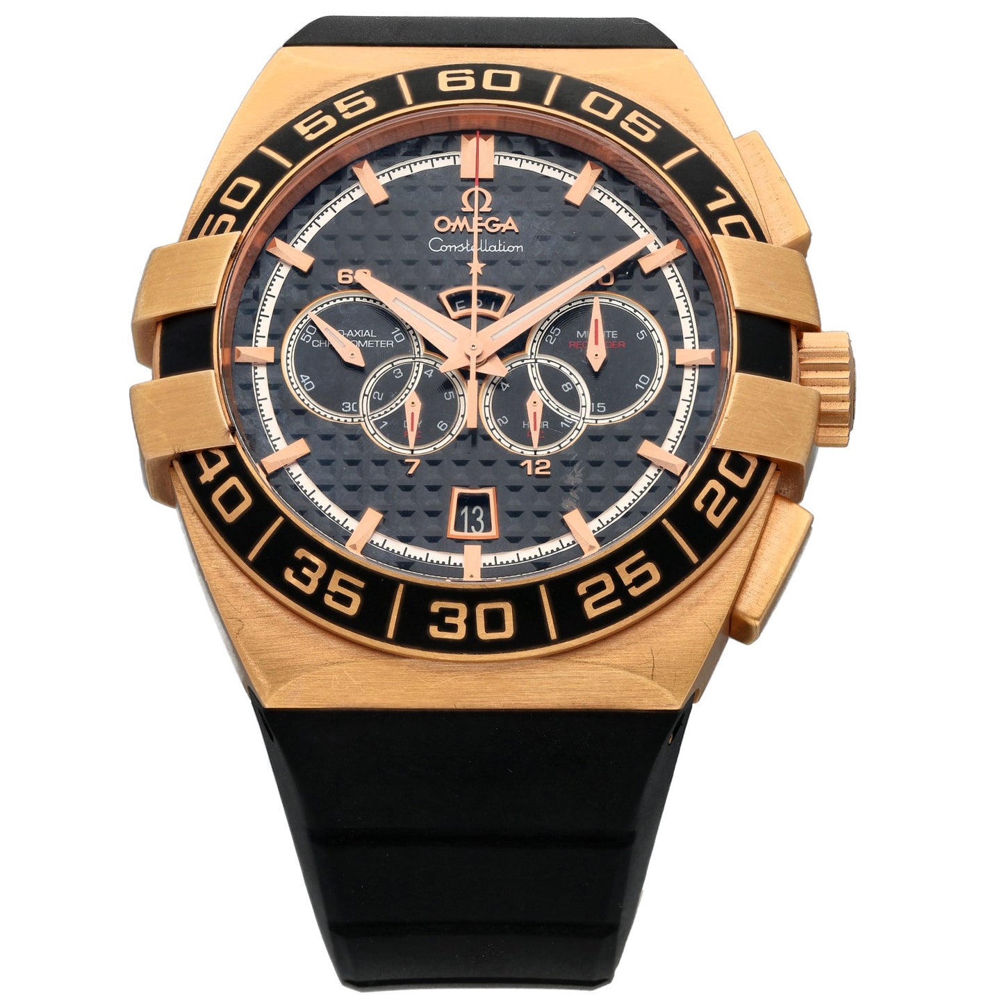 Omega Constellation Double Eagle 121.62.44.52.01.001 44mm Gold Watch