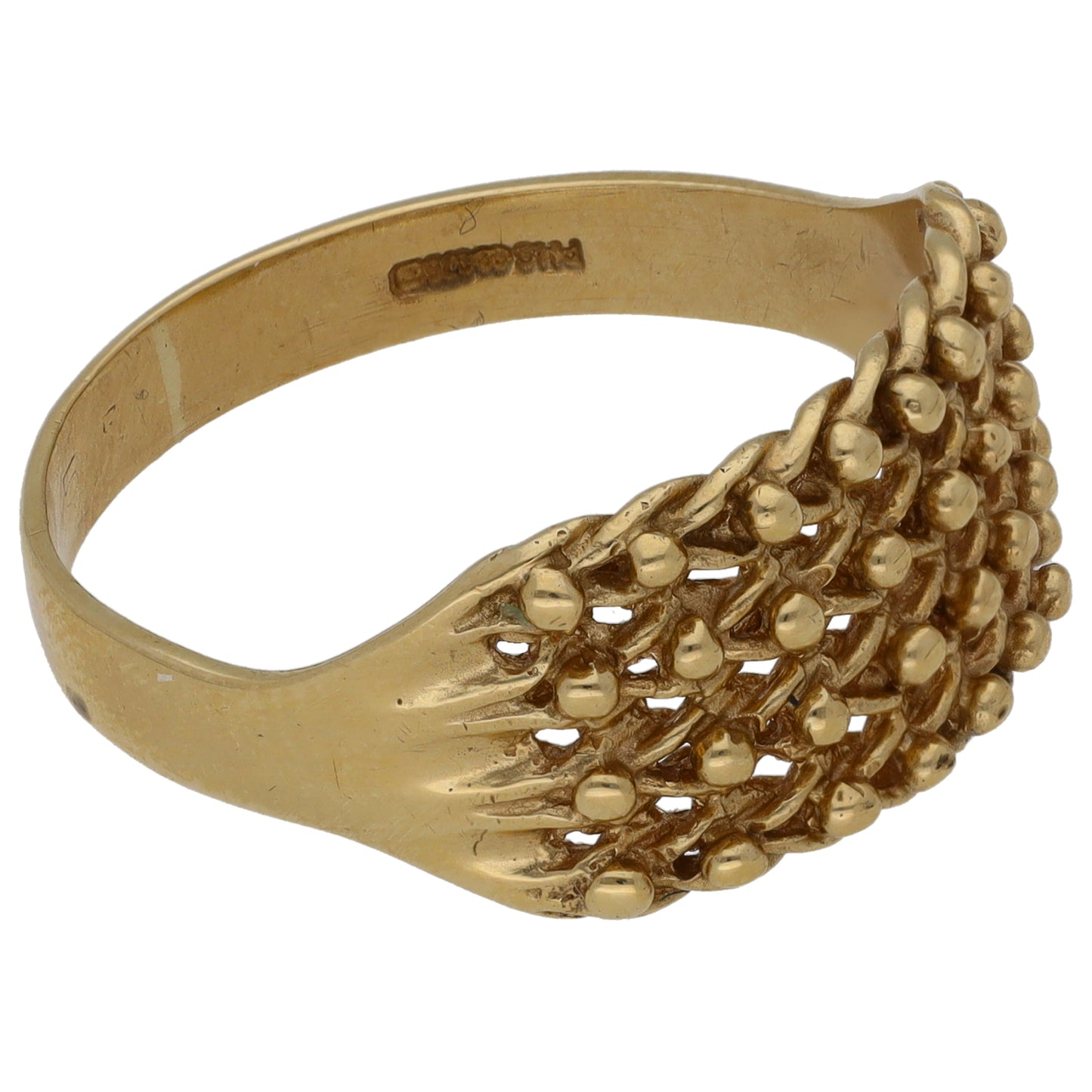 9ct Gold Keeper Ring Size V