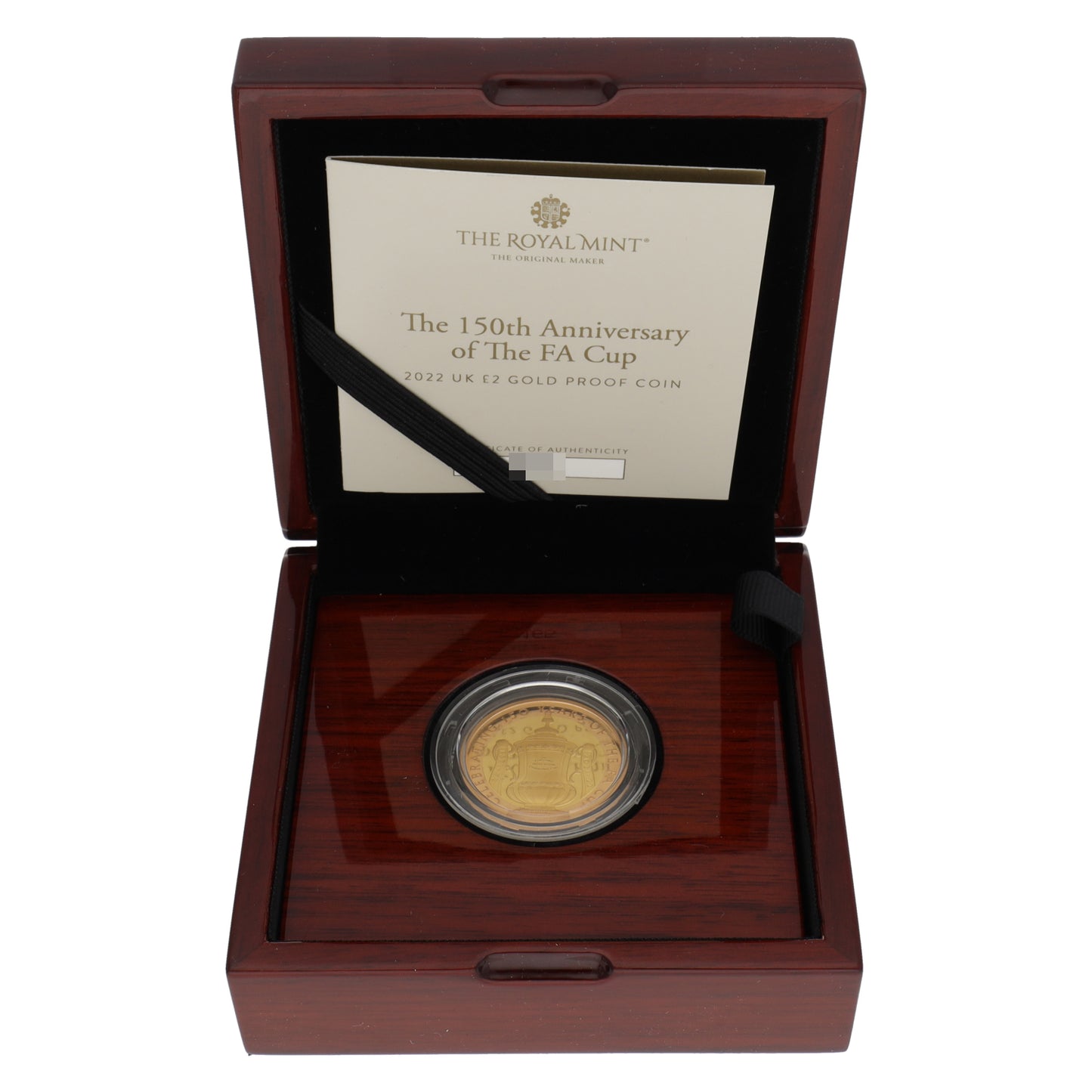 22ct Gold 150 Years Of The FA Cup Two Pounds Coin 2022