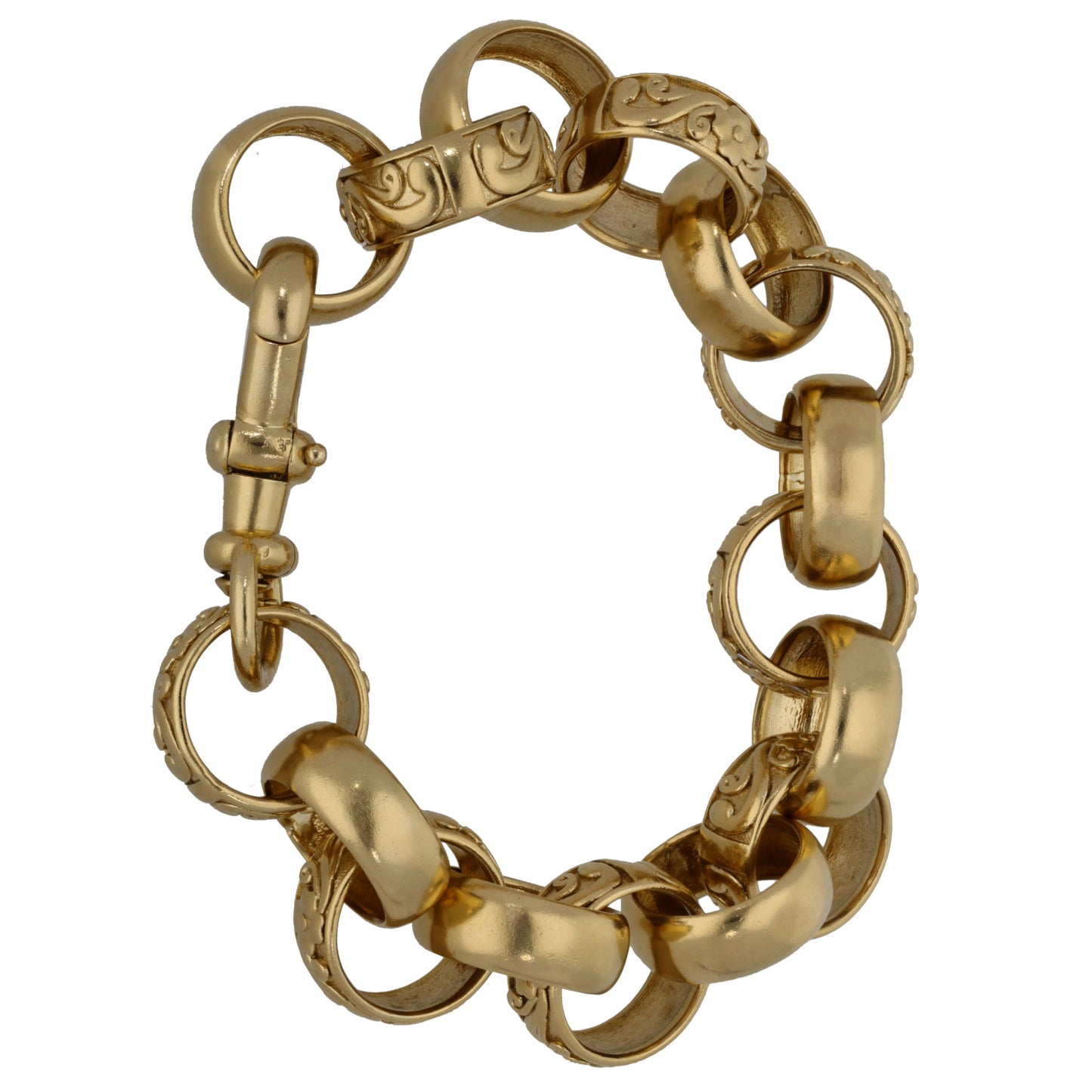 9ct Gold Belcher Bracelet