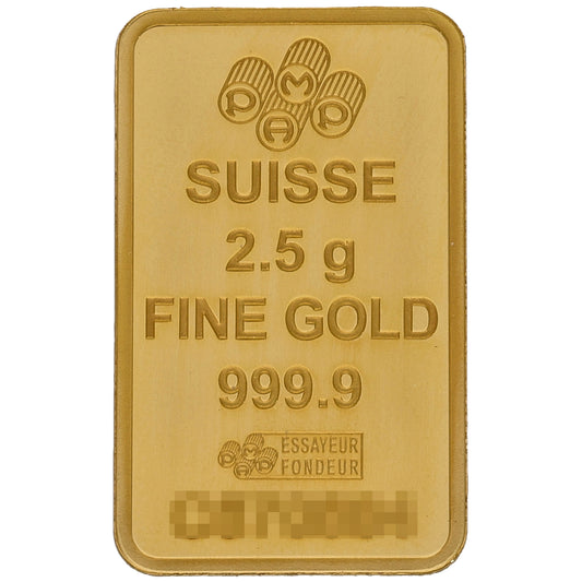 24ct 2.5g Gold Bar