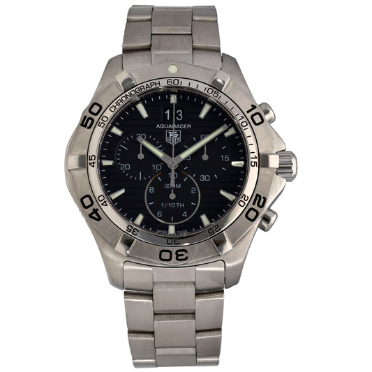 Tag Heuer Aquaracer CAF101E 43mm Stainless Steel Watch