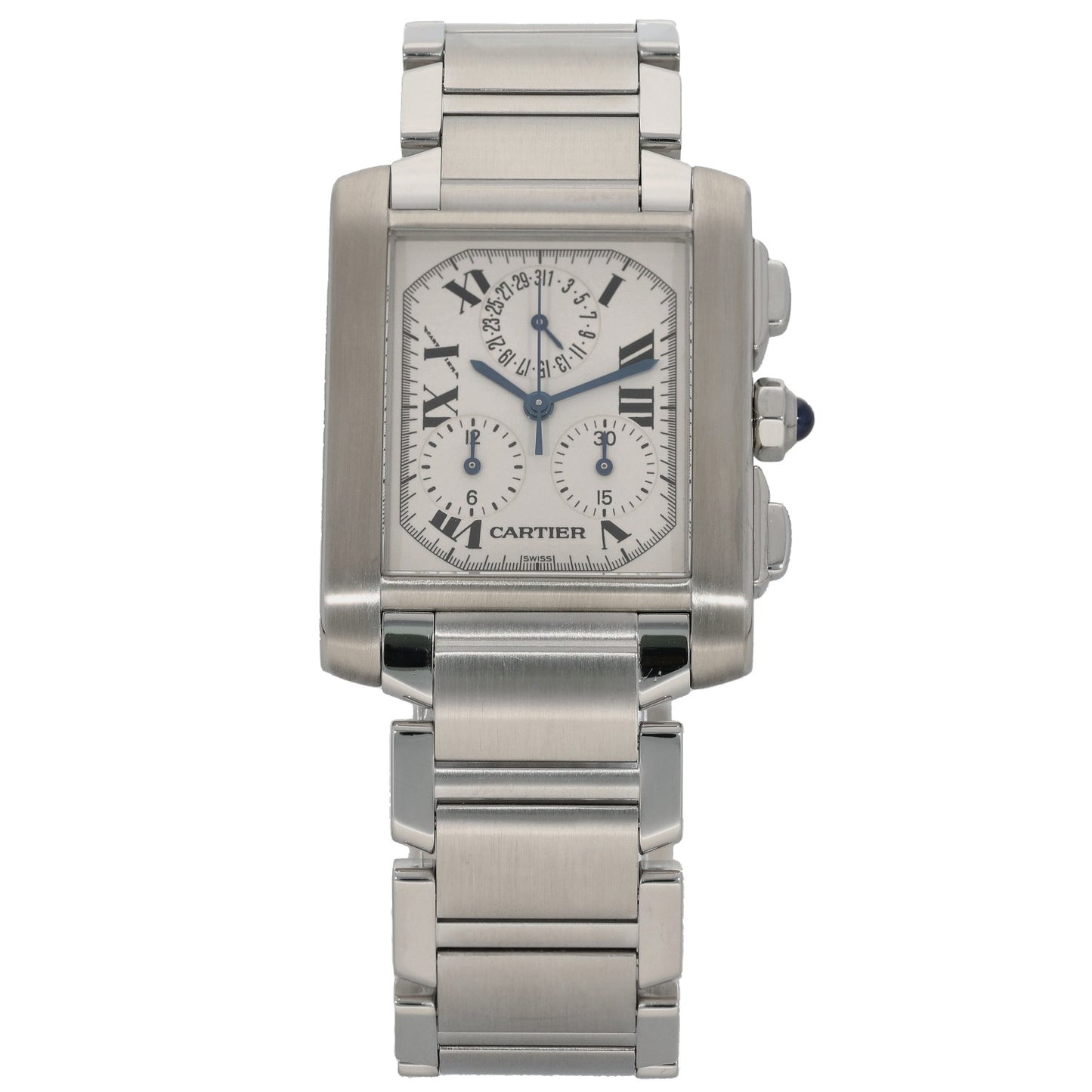 Cartier Tank Francaise W51001Q3 28mm Stainless Steel Watch