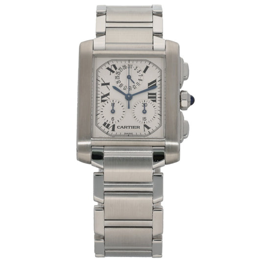 Cartier Tank Francaise W51001Q3 28mm Stainless Steel Watch